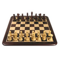 Grand Staunton Rosewood Chess Set - 19" Board